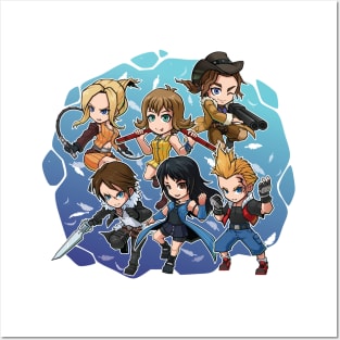 Fanart Final Fantasy 8 Squad Chibis Posters and Art